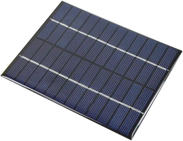 Alt view image 4 of 6 - Universal 2W 12V 166mAh Polysilicon Solar Panels Portable Solar Charger 136*110*3mm SW0212