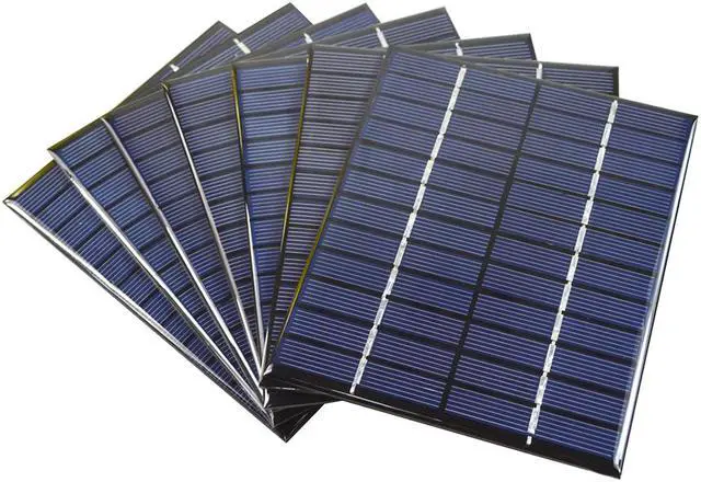 Alt view image 6 of 6 - Universal 2W 12V 166mAh Polysilicon Solar Panels Portable Solar Charger 136*110*3mm SW0212