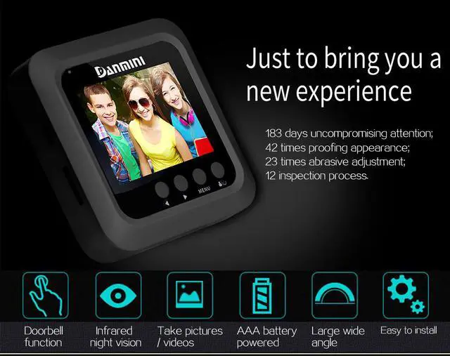 Main image of Danmini W5 2.4inch Color Screen No Disturb Peephole Viewer
