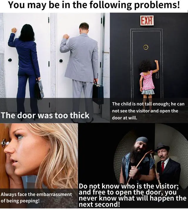 Alt view image 5 of 7 - Danmini Q8 2.4inch Color Screen No Disturb Peephole Viewer