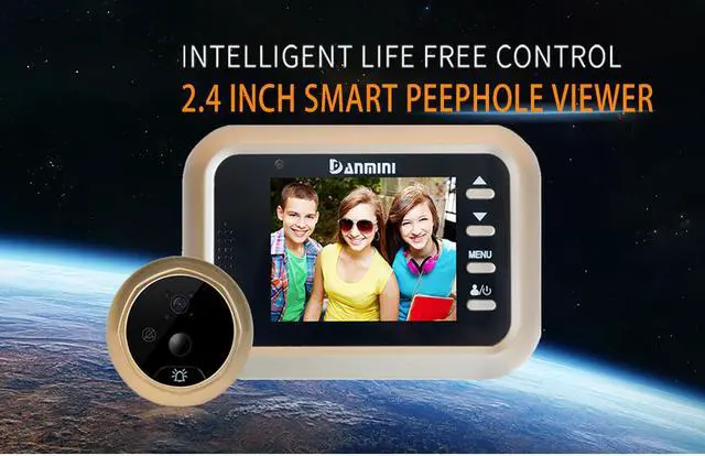 Main image of Danmini Q8 2.4inch Color Screen No Disturb Peephole Viewer