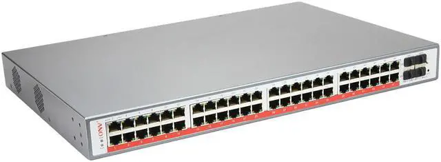 Alt view image 2 of 4 - ONV-POE36048PFM 48x 10/100/1000M RJ45 ports Managed Ring PoE Switch compliant with both IEEE 802.3af/at standard