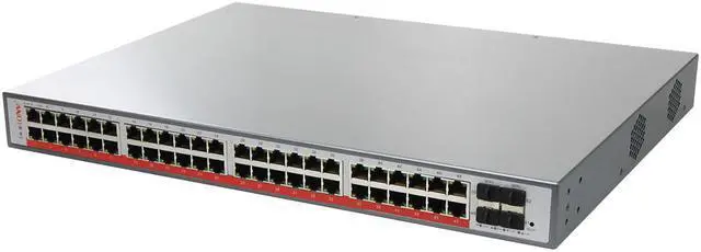 Alt view image 3 of 4 - ONV-POE36048PFM 48x 10/100/1000M RJ45 ports Managed Ring PoE Switch compliant with both IEEE 802.3af/at standard