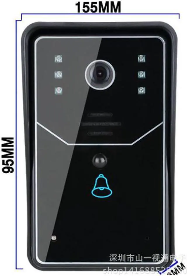Alt view image 3 of 5 - 720P Smart WiFi DoorBell Wireless Smart Video Phone Door Bell Intercom System