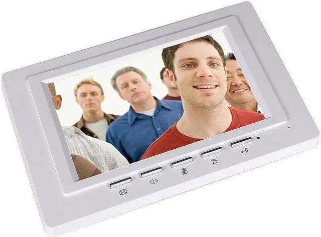 Alt view image 7 of 7 - 7 inch TFT LCD Monitor Color Video Door Phone Intercom Doorbell System IR Outdoor Camera Doorphone