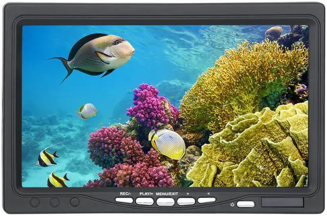 Alt view image 5 of 7 - VisiPower 7" Monitor DVR Recorder 50M Underwater Fishing Video Recording Camera Fish Finder IP68 Waterproof 38 LEDs 360 Degree Rotating Camera, Cable Length 100m/328ft