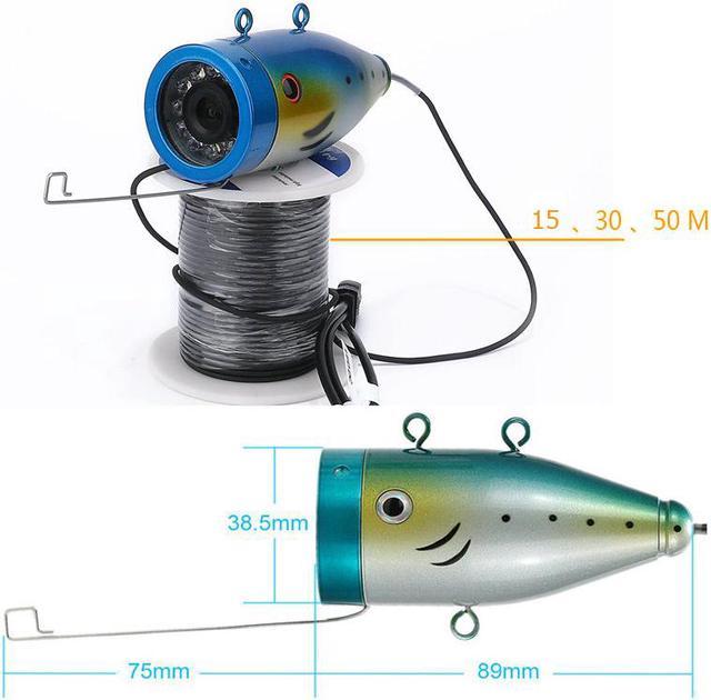 1200TVL Underwater Fishing Camera W/ 15m Cable Cold-resistant Fish Finder