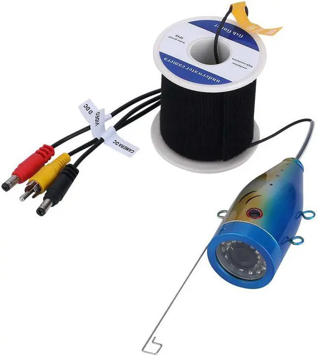 Alt view image 6 of 7 - VisiPower 10 Inch 50M 1000TVL Fish Finder Underwater Fishing Camera 15pcs White  LEDs + 15pcs Infrared Lamp For Ice/Sea/River Fishing Cable Length 50m/164ft