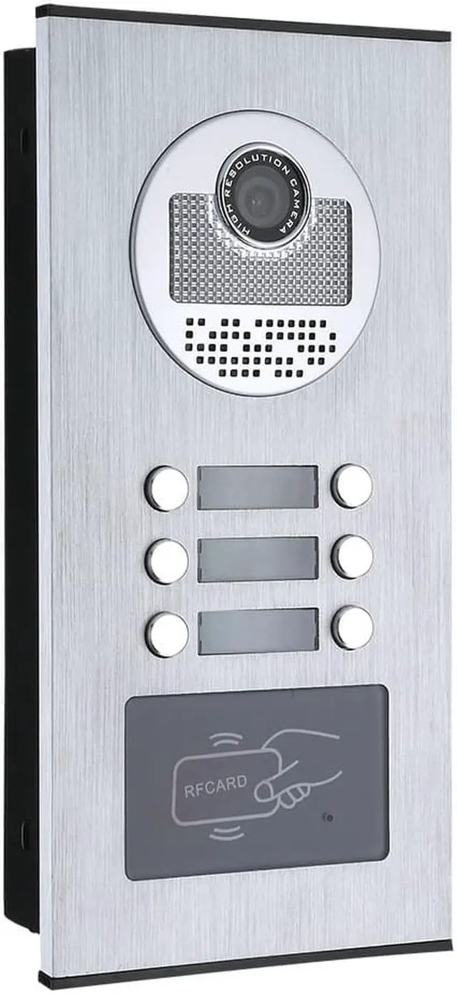 Alt view image 4 of 14 - 7inch Record Wired Wifi 5 Apartment/Family Video Door Phone Intercom System doorbell