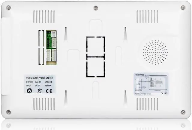 Alt view image 6 of 7 - 7inch TFT 2 Apartments Video Door Phone Intercom System IR-CUT HD 1000TVL Camera Doorbell Camera with 2 button 2 Monitor Waterproof