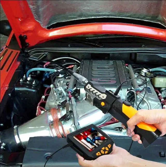 Alt view image 3 of 7 - 5M Cable 3.5 Video Inspection Camera 8.2mm Borescope Endoscope Zoom Rotate Video