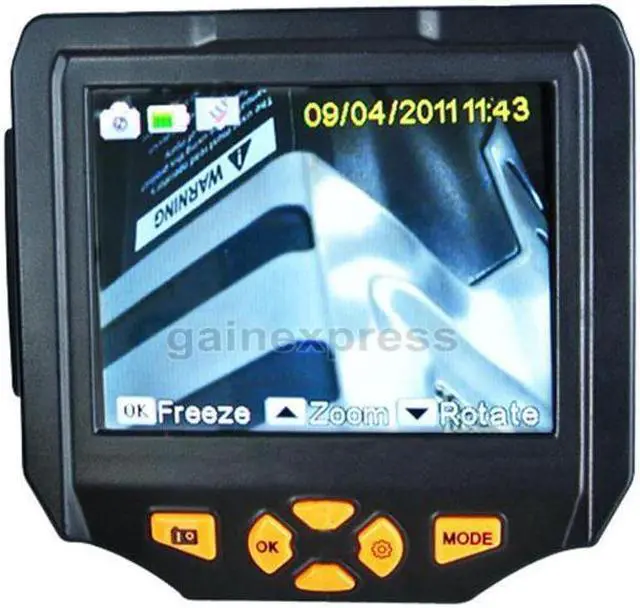 Alt view image 5 of 7 - 5M Cable 3.5 Video Inspection Camera 8.2mm Borescope Endoscope Zoom Rotate Video