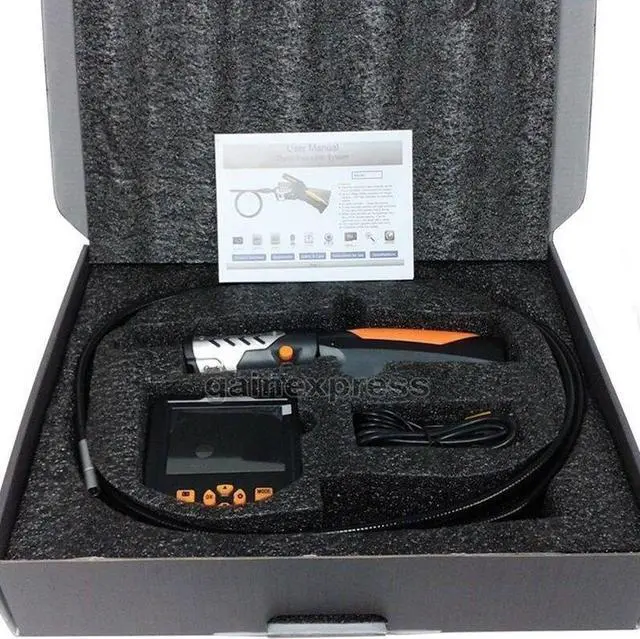 Alt view image 7 of 7 - 5M Cable 3.5 Video Inspection Camera 8.2mm Borescope Endoscope Zoom Rotate Video