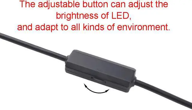 Alt view image 4 of 7 - 2MP 1M Wireless Endoscope WiFi 1200P Adjustable Inspection Camera For Android IOS Smartphone