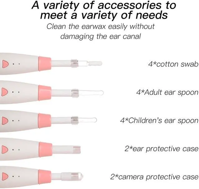 Alt view image 4 of 7 - Wireless Ear Cleaning Endoscope 6 LED Digital Ear Otoscope Inspection Camera 1.0MP  for iPhone Android, iPad ,IOS PC