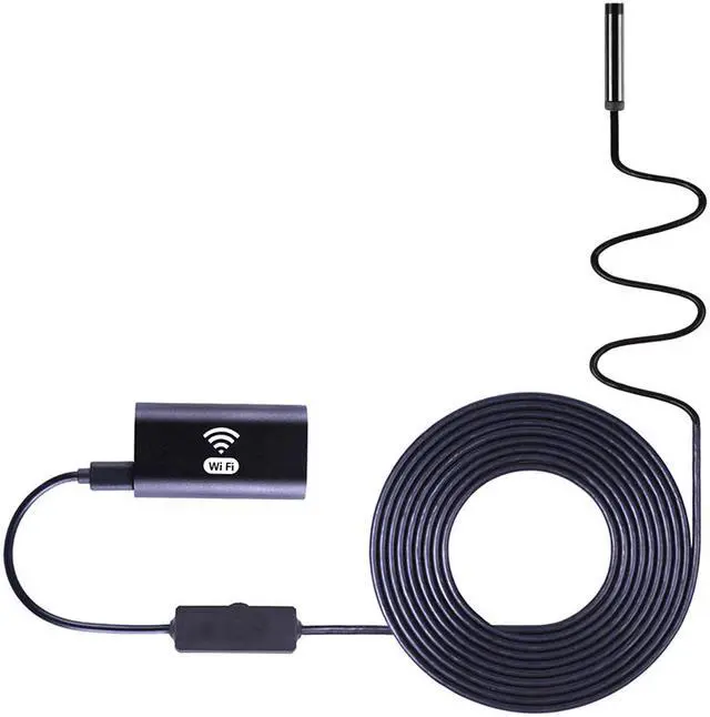 Alt view image 2 of 7 - 70° View Angle WiFi 720P 8MM Adjustable 6 LED lights  Endoscope Detection Camera 1.5m