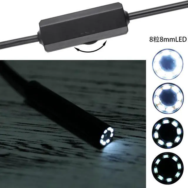 Alt view image 4 of 7 - 5.5mm LED 2MP WiFi Controller Endoscope Camera Handle 8mm 65°View For Ios/Android