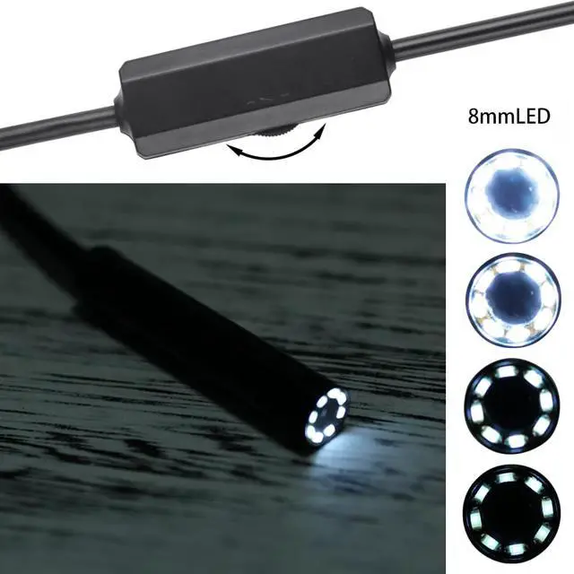 Alt view image 6 of 7 - 5.5mm LED 2MP WiFi Controller Endoscope Camera Handle 8mm 65°View For Ios/Android