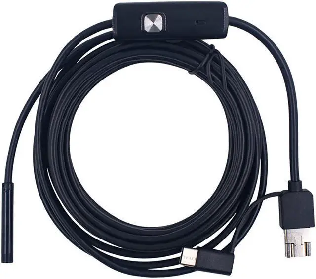 Alt view image 2 of 6 - 8mm Newest 3IN1 Android and PC 2.0MP HD 720P Endoscope Borescope Inspection Wire Camera IP67