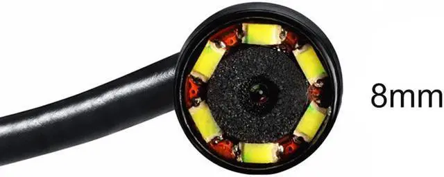 Alt view image 5 of 6 - 8mm Newest 3IN1 Android and PC 2.0MP HD 720P Endoscope Borescope Inspection Wire Camera IP67