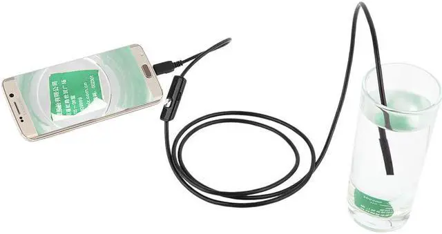 Alt view image 2 of 7 - 1M Snake Borescope USB Inspection Camera adjustable 6LED 5.5mm  Android Waterproof IP67