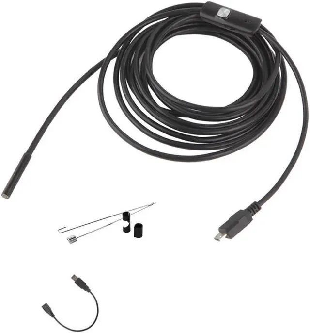 Alt view image 5 of 6 - 5.5mm Endoscope Waterproof IP67 10M Snake Borescope USB Inspection Camera for Android phone
