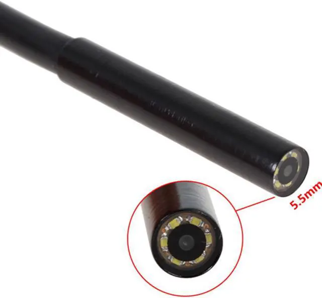 Alt view image 6 of 6 - 5.5mm Endoscope Waterproof IP67 10M Snake Borescope USB Inspection Camera for Android phone