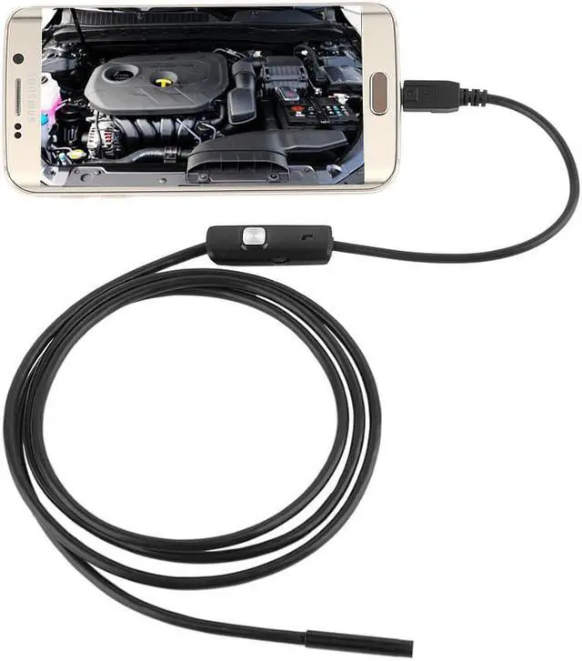 Alt view image 4 of 6 - 6LED Waterproof IP67 Snake Borescope USB Inspection Camera 7mm lens Android
