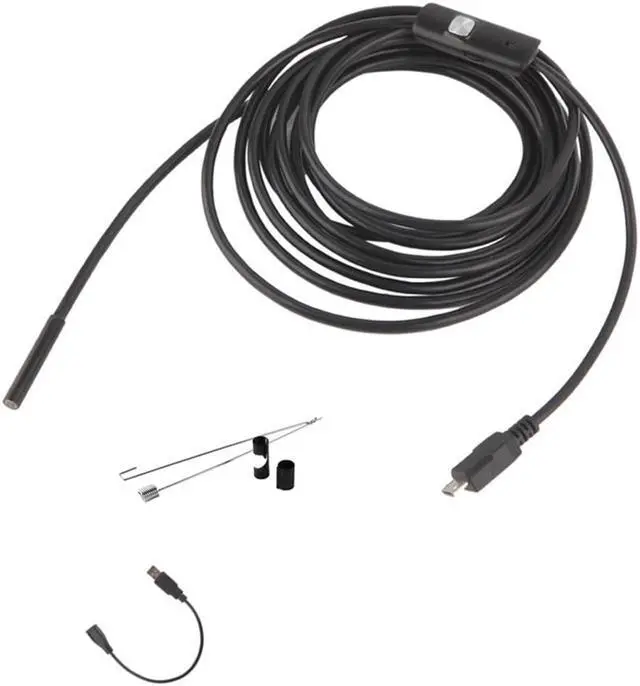 Alt view image 5 of 6 - 6LED Waterproof IP67 Snake Borescope USB Inspection Camera 7mm lens Android