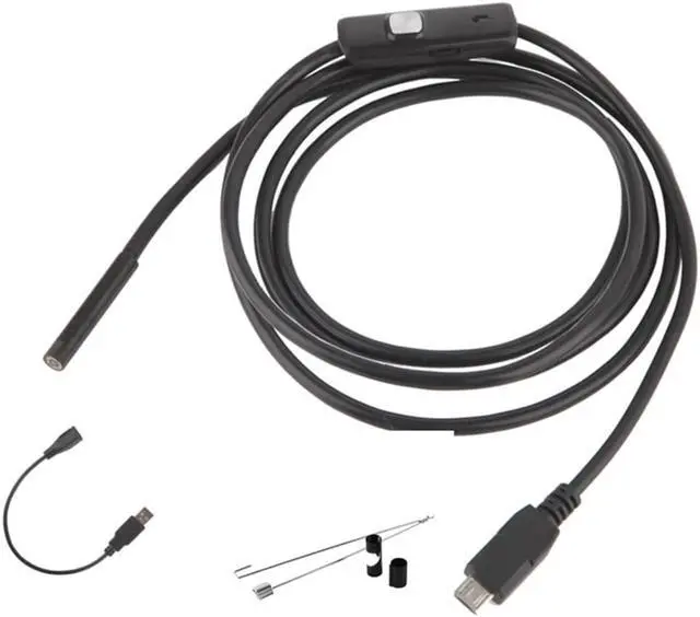 Alt view image 5 of 7 - 6LED Waterproof IP67 10M Snake Borescope USB Inspection Camera 7mm lens for Android phone