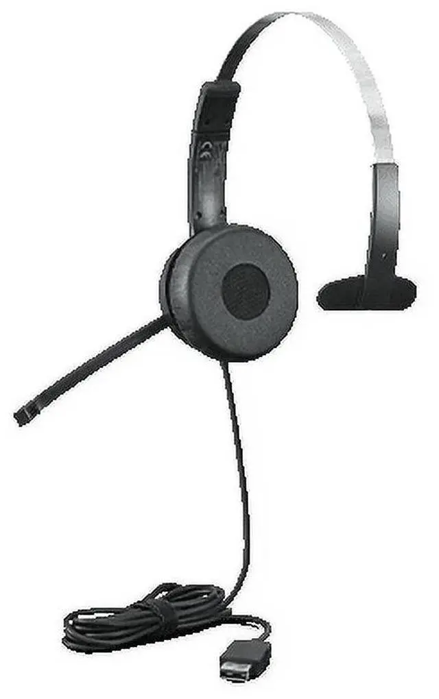 Alt view image 10 of 10 - Lenovo 100 Monoaural On-Ear USB Headset 4XD1B61617