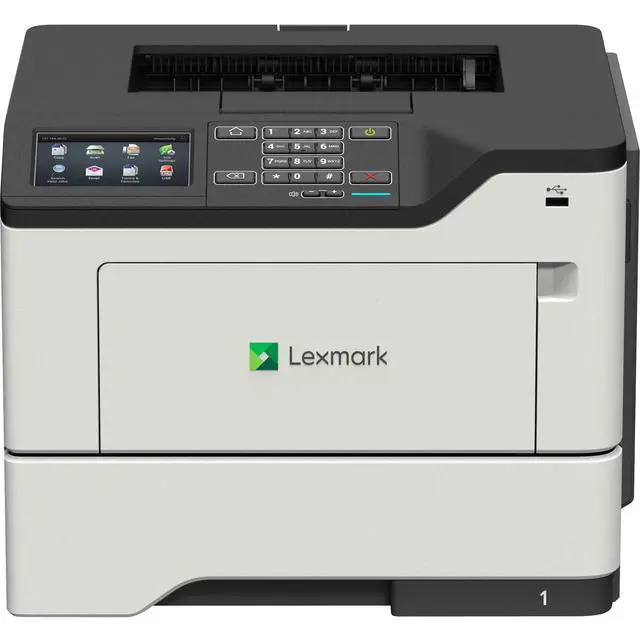 Alt view image 18 of 18 - Lexmark MS620 MS622de Laser Printer - Monochrome - 1200 x 1200 dpi Print - Plain Paper Print - Desktop - TAA Compliant