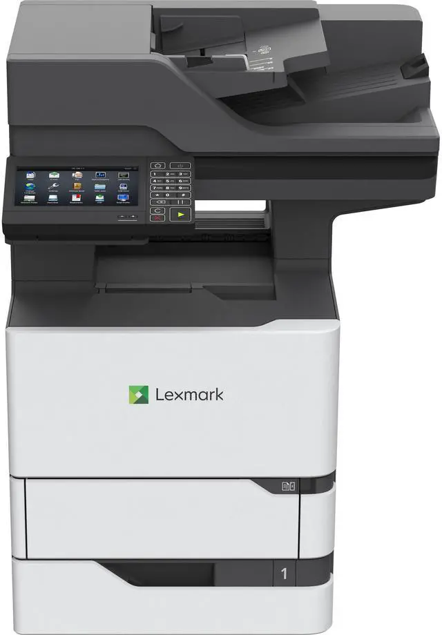 Alt view image 3 of 3 - Lexmark MX720 MX721adhe Laser Multifunction Printer - Monochrome - Plain Paper Print - Desktop