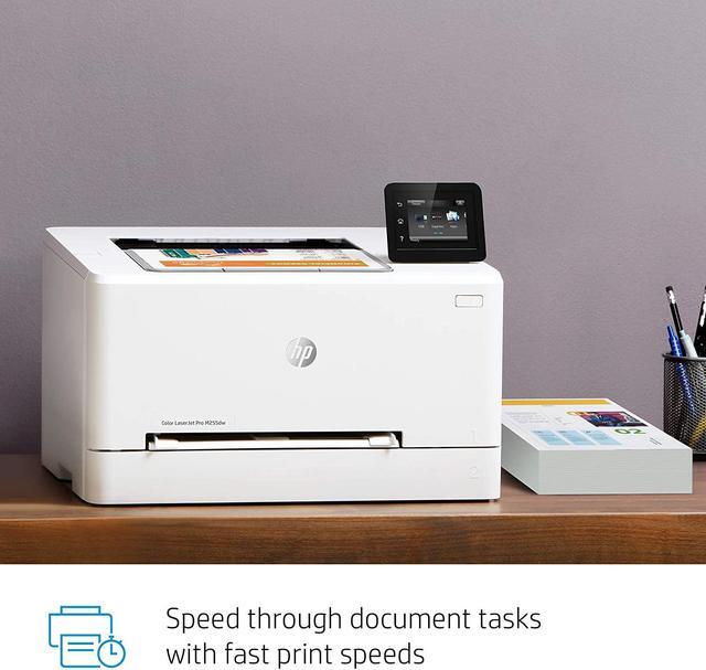 Alt view image 4 of 6 - HP Color Laserjet Pro M255dw Wireless Laser Printer, Remote Mobile Print, Duplex Printing (7KW64A), White, One Size (7KW64A#BGJ) (Renewed)