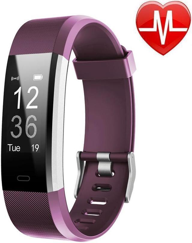 LETSCOM Fitness Tracker HR, Activity Tracker Watch with Heart Rate Monitor,  Waterproof Smart Fitness Band with Step Counter, Calorie Counter, Pedometer  Watch for Kids Women and Men 
