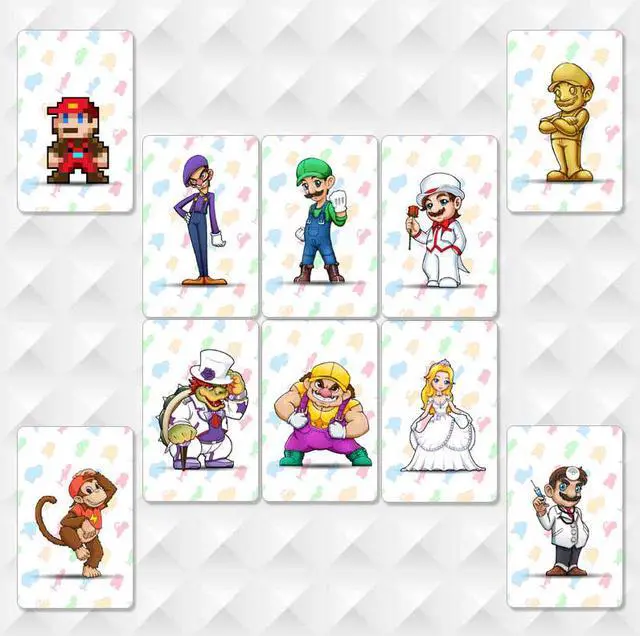 Alt view image 5 of 7 - New 10PCS Super Mario Odyssey Amiibo NFC TAG Cards for NS Switch WII U