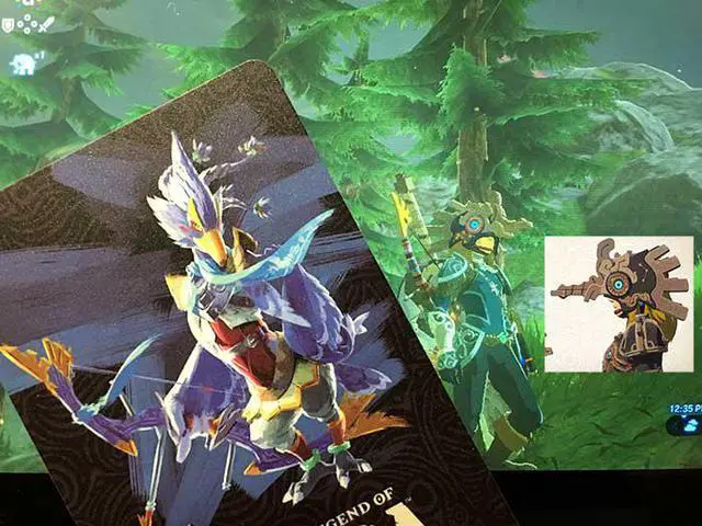 Alt view image 2 of 3 - New 4 Champions Mipha Urbosa Revali Daruk ZELDA BOTW AMIIBO NFC Tag Cards Game Toys for NS Switch Wii U