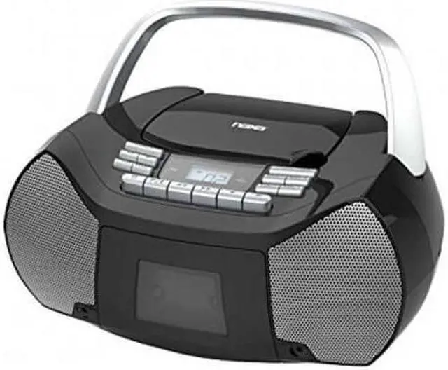 Alt view image 7 of 8 - NAXA(R) NPB-268 Portable CD/Cassette Boom Box