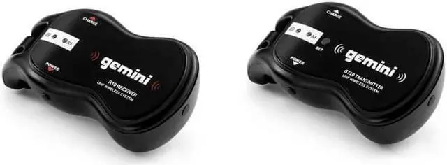 Alt view image 12 of 20 - Gemini GMUG100 UHF Wireless Guitar System