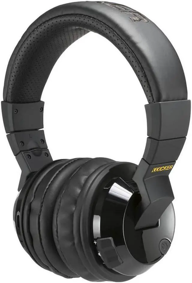 Alt view image 3 of 10 - Kicker 46HP4BTB Tabor 2 Bluetooth Headphones