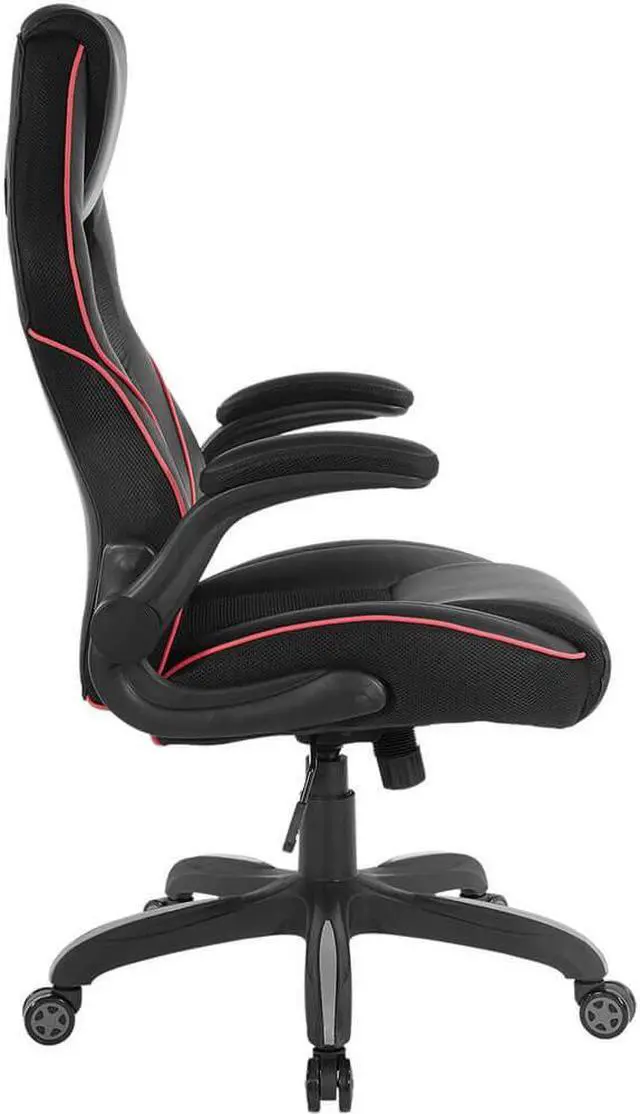 Alt view image 7 of 9 - OSP Home Furnishings Xeno Gaming Chair in Faux Leather