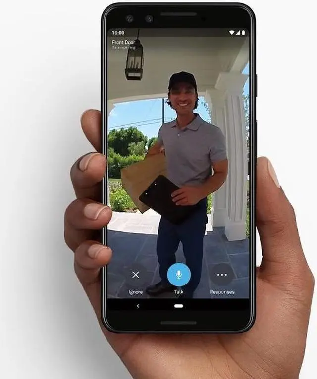 Alt view image 7 of 8 - Nest Hello Doorbell, Full HD with 3MP (2K) color sensor, 8x digital zoom Smart Wired Doorbell
