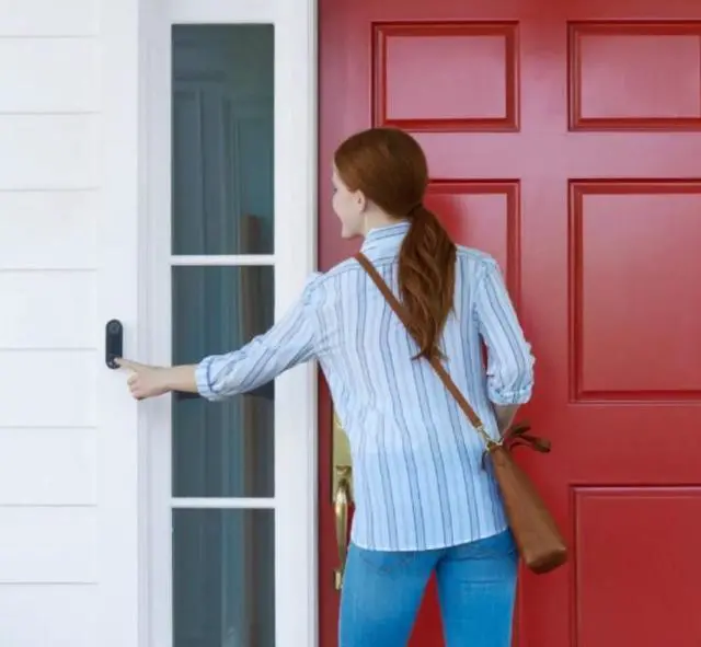 Alt view image 8 of 8 - Nest Hello Doorbell, Full HD with 3MP (2K) color sensor, 8x digital zoom Smart Wired Doorbell