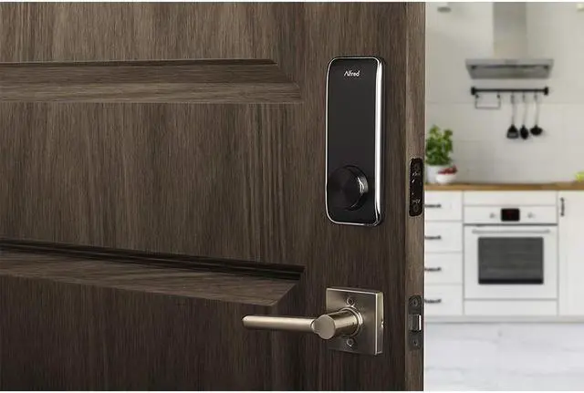 Alt view image 10 of 11 - Alfred DB2-B Smart Door Lock with Bluetooth and keyed-entry - Gold