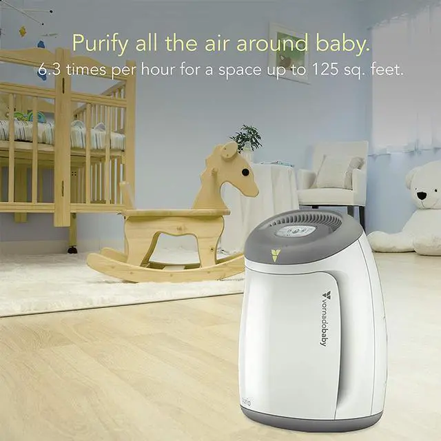 Alt view image 5 of 11 - Vornadobaby Purio Nursery Air Purifier