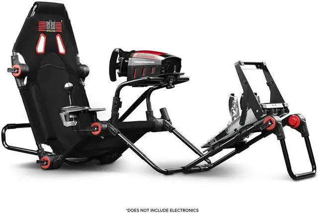 Alt view image 4 of 20 - Next Level Racing F-GT Lite NLR-S015 Cockpit for PC Black