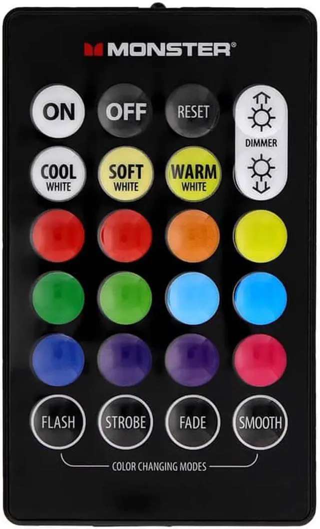 Alt view image 4 of 6 - Monster 16.4ft Multi-Color Multi-White Outdoor LED Light Strip