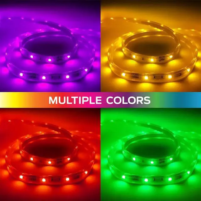 Alt view image 5 of 6 - Monster 16.4ft Multi-Color Multi-White Outdoor LED Light Strip