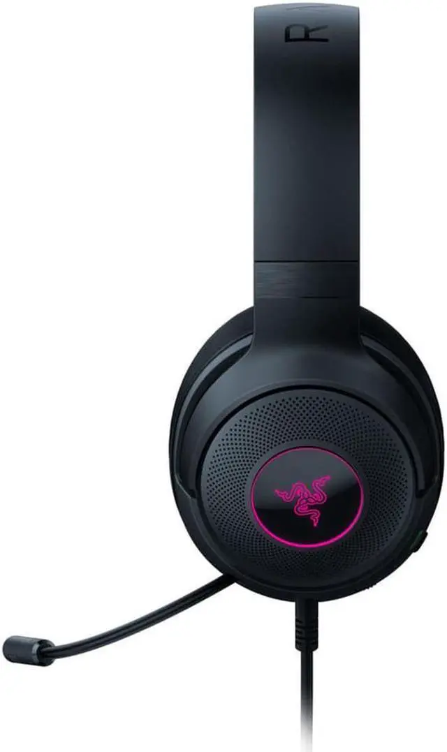Alt view image 5 of 7 - Razer Kraken V3 X Wired USB Gaming Headset - Black