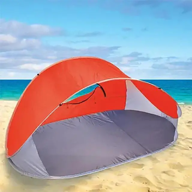 Alt view image 2 of 2 - Kole Imports Pop-Up Beach Tent with Carry Bag - Red